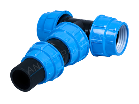 HDPECompression Fitting Coupler|Joiner