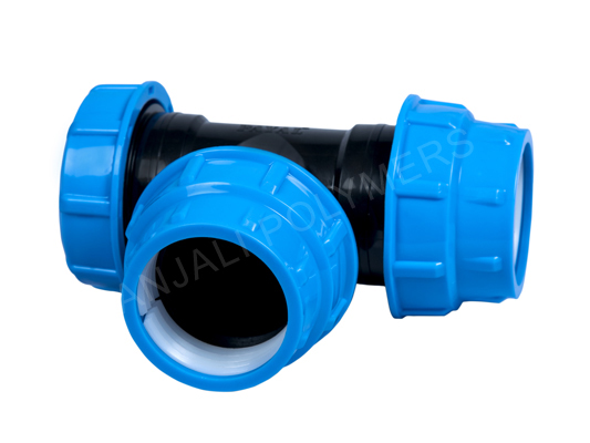 HDPE Compression Fitting Elbow 